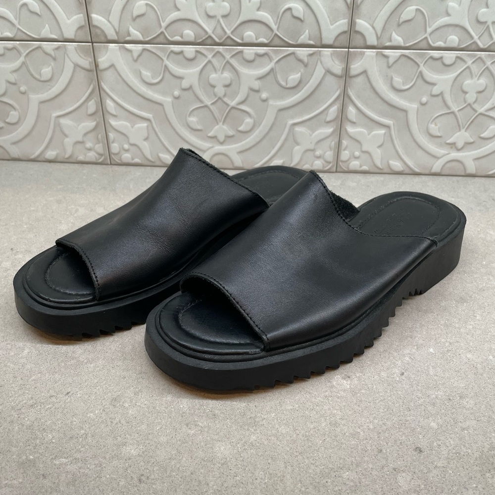 Claybrooke Leather Open Toe Casual summer Dress Sandals Business Outdoor Mule